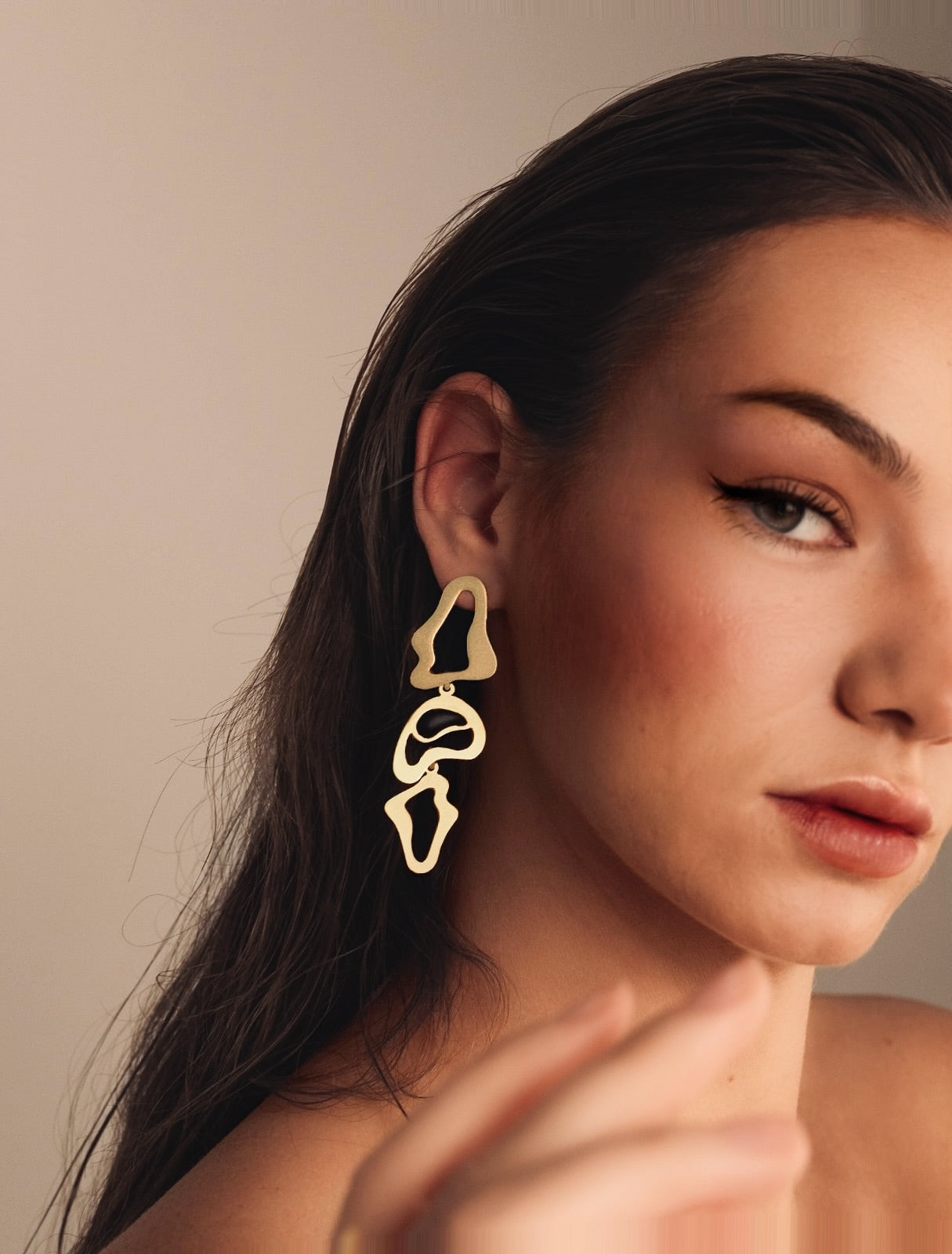 Golden Drift earrings