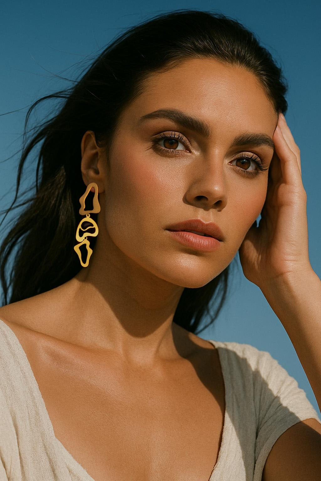Golden Drift earrings
