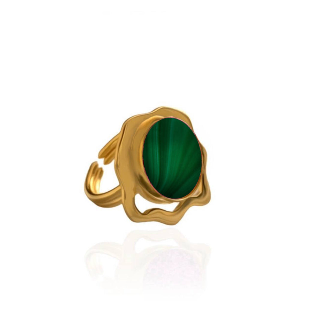 CRASHED WAVES RING