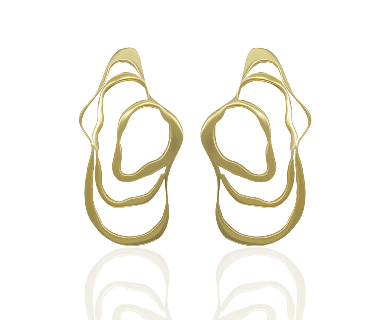 TEXTURE DU BOIS 'VOID' EARRINGS