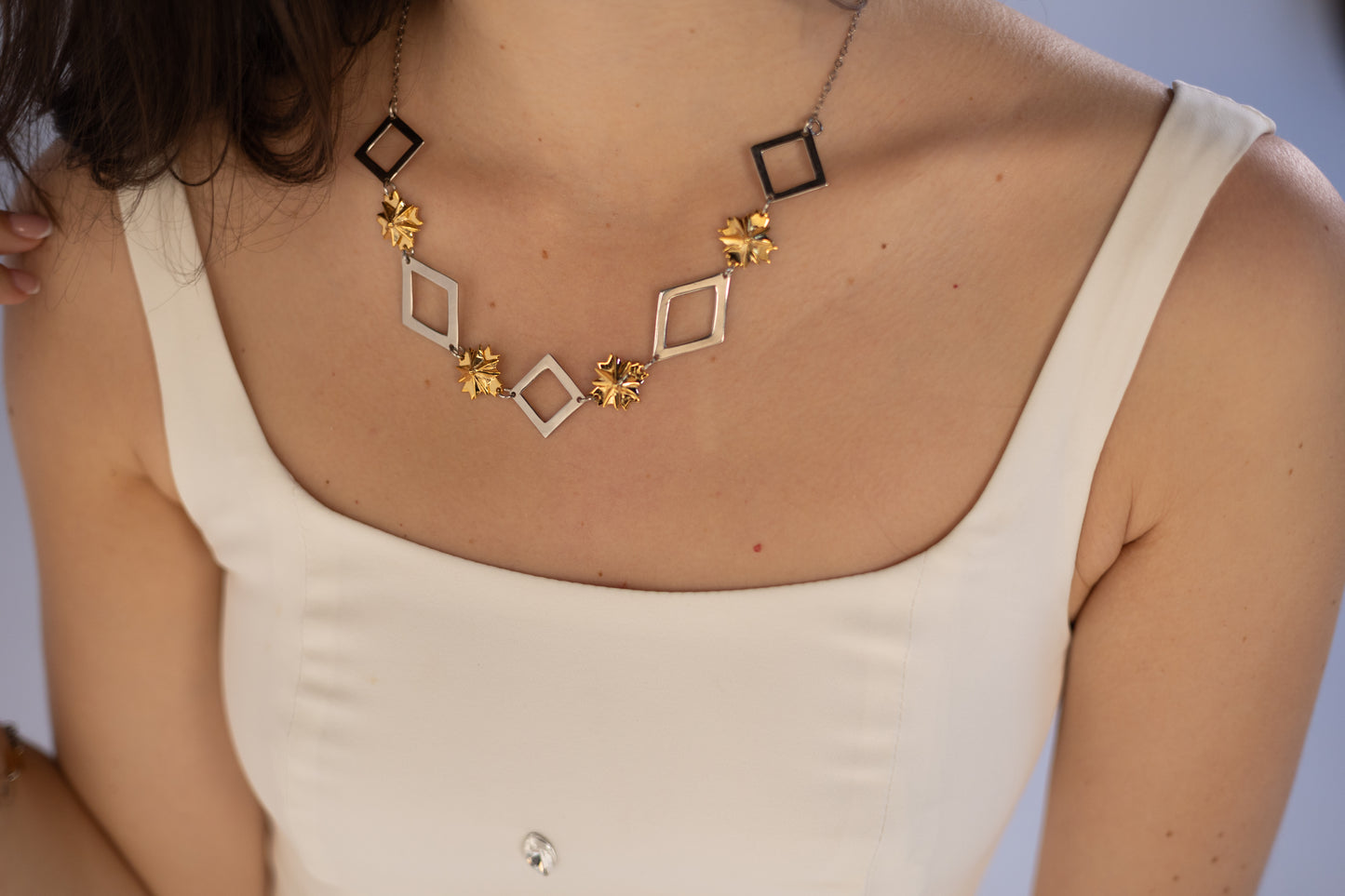 ASTER GEO. NECKLACE