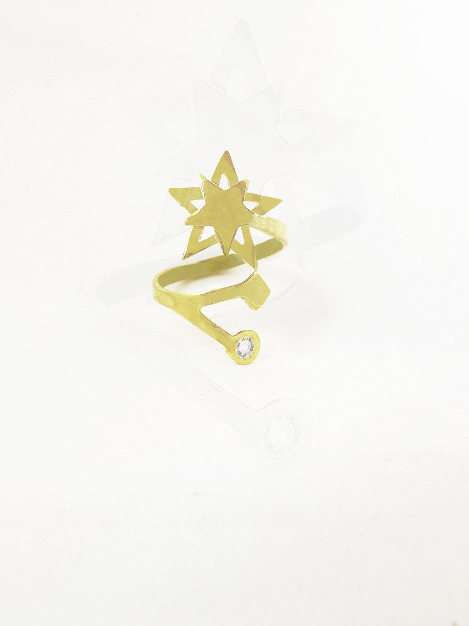 Star zirconian ring