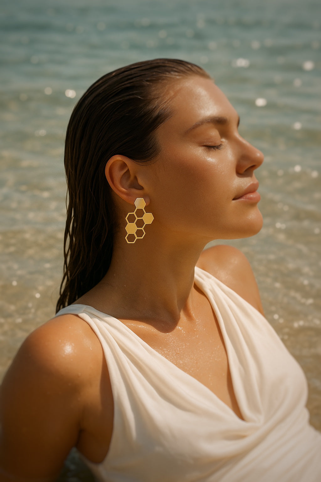 HONEYCOMB EARRINGS