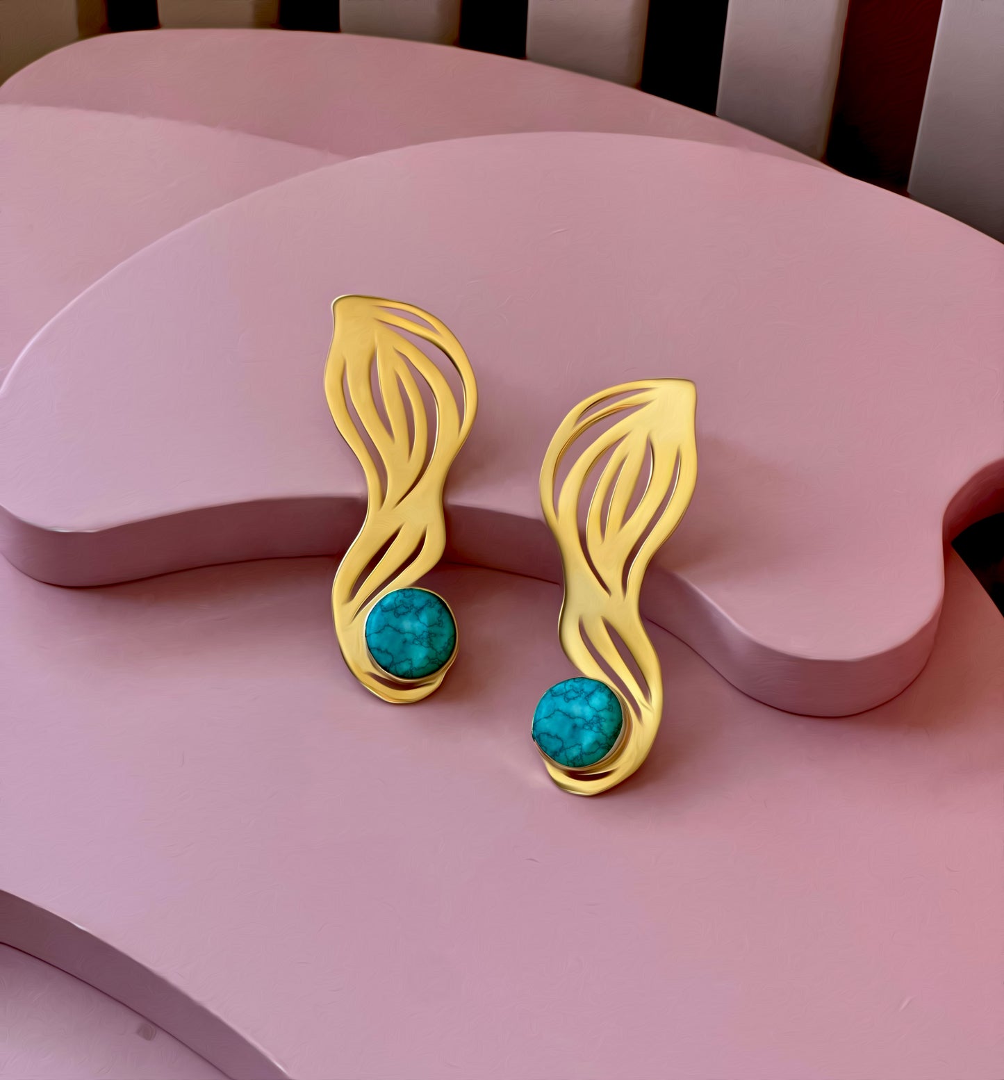 Molten waves EARRINGS