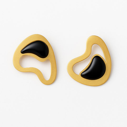 irregular short earrings