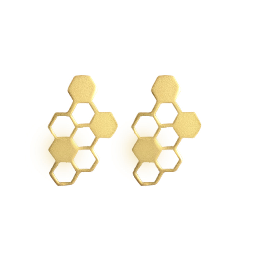 HONEYCOMB EARRINGS