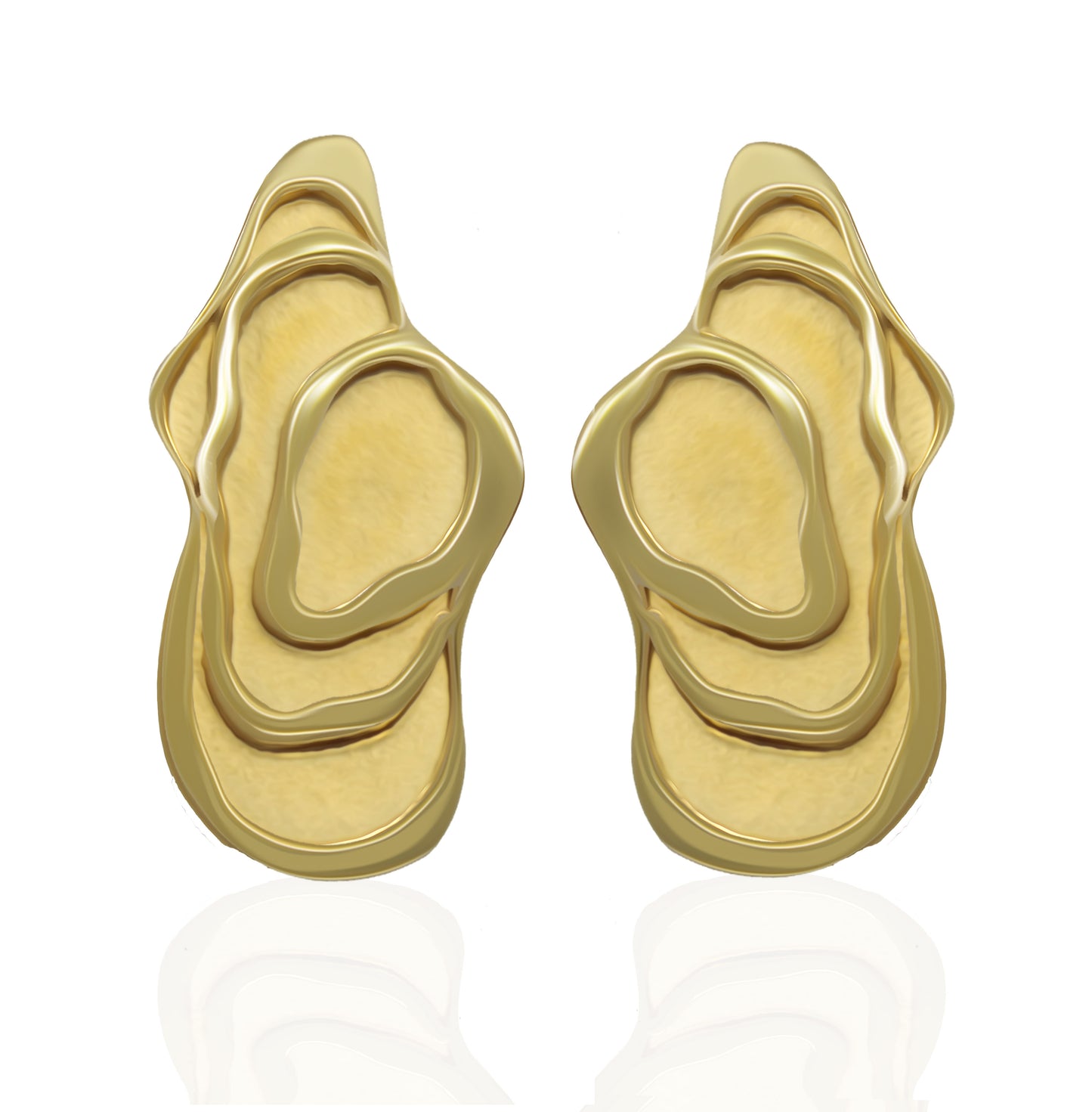 TEXTURE DU BOIS 'FULL' EARRINGS